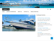 Tablet Screenshot of lembongantours.com